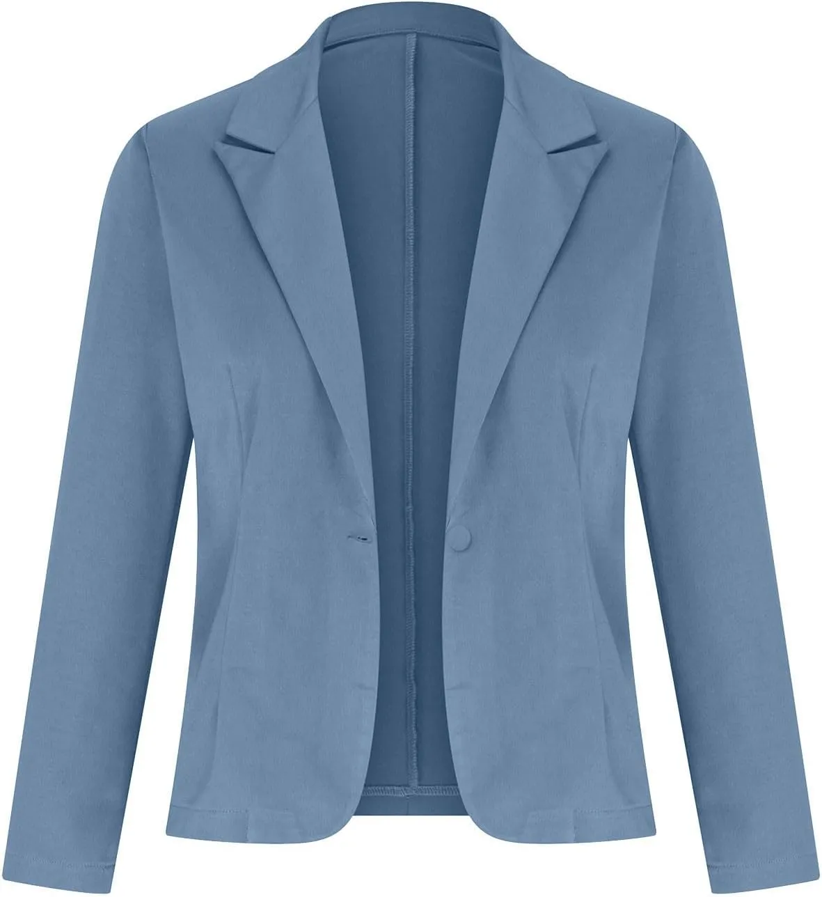 Womens Blazer Long Sleeve Work Office Jacket Blazer Casual Loose Lightweigth Summer Open Front Suit Jackets Outfit