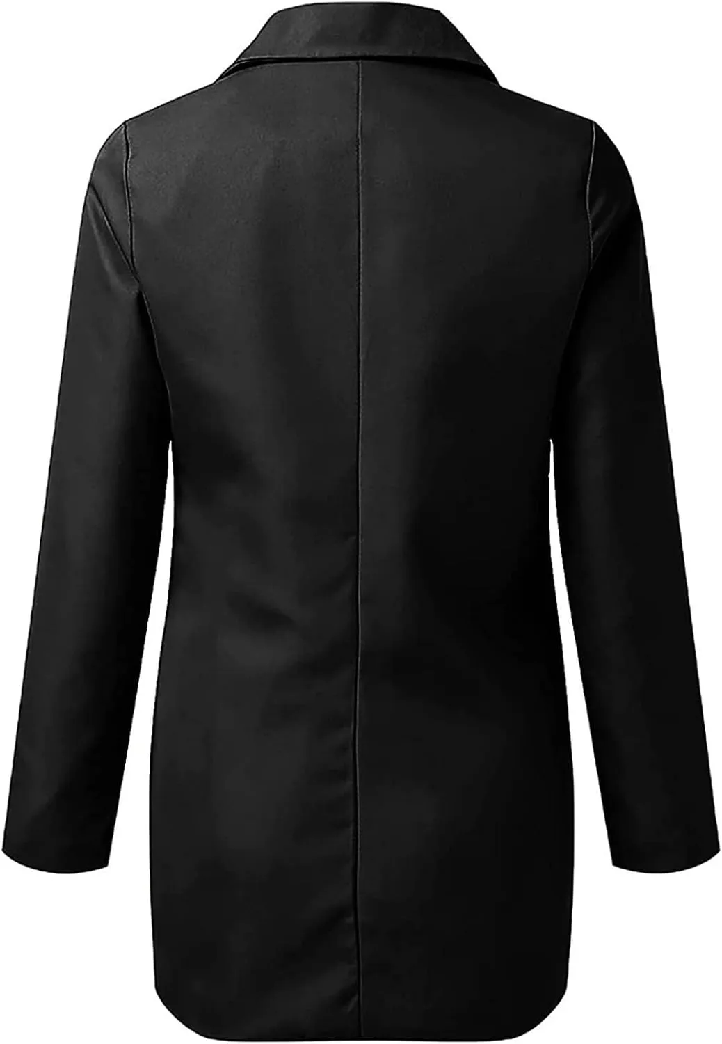Womens Blazers Dressy Casual 2024 Spring Summer Work Office Jackets Long Sleeve Lapel Open Front Blazer with Pockets