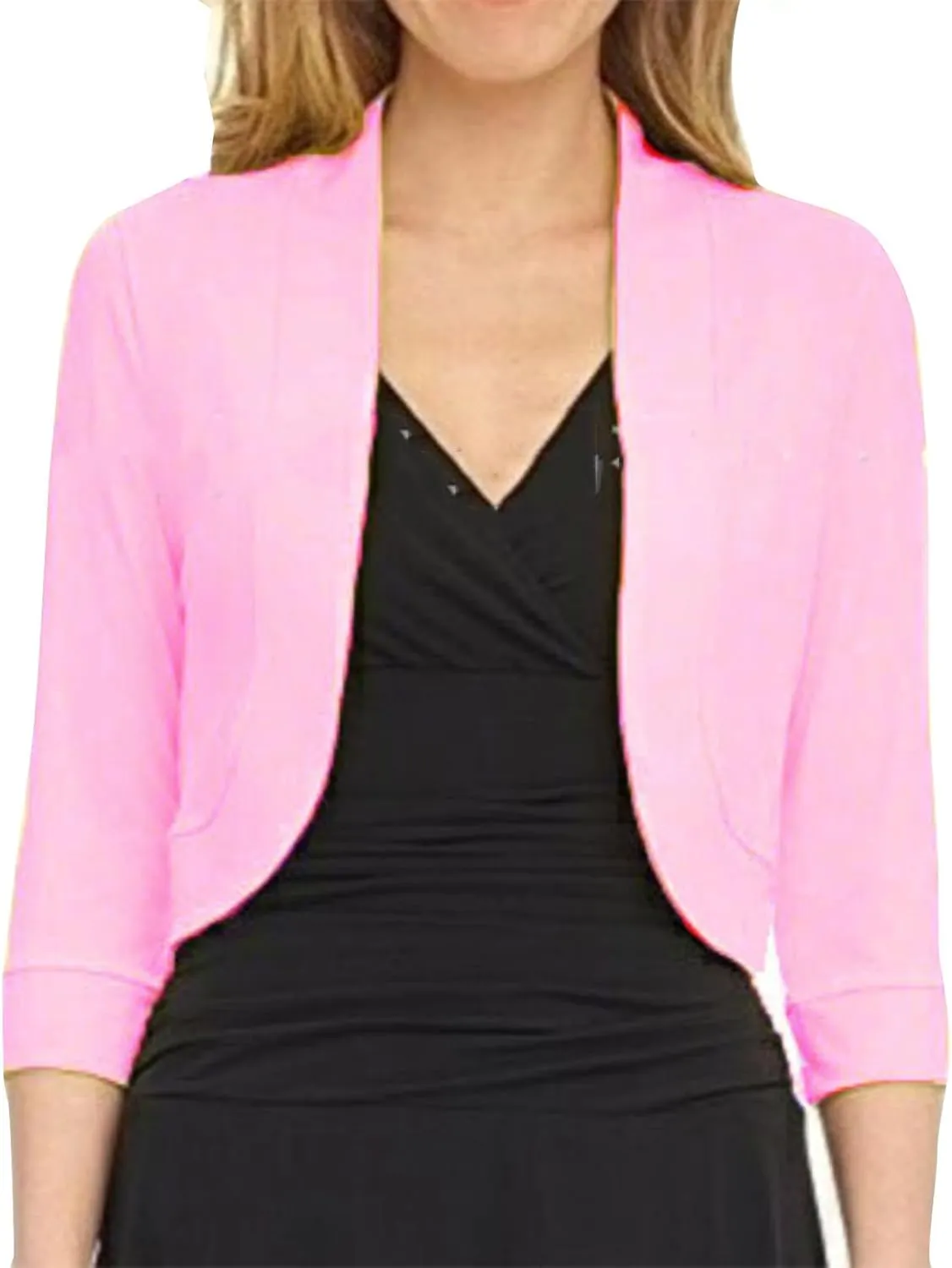 Womens Cardigan Blazers Fall Lightweight Short Fall Jackets Long Sleeve Casual Cropped Blazer Solid Classic Fit Shirts