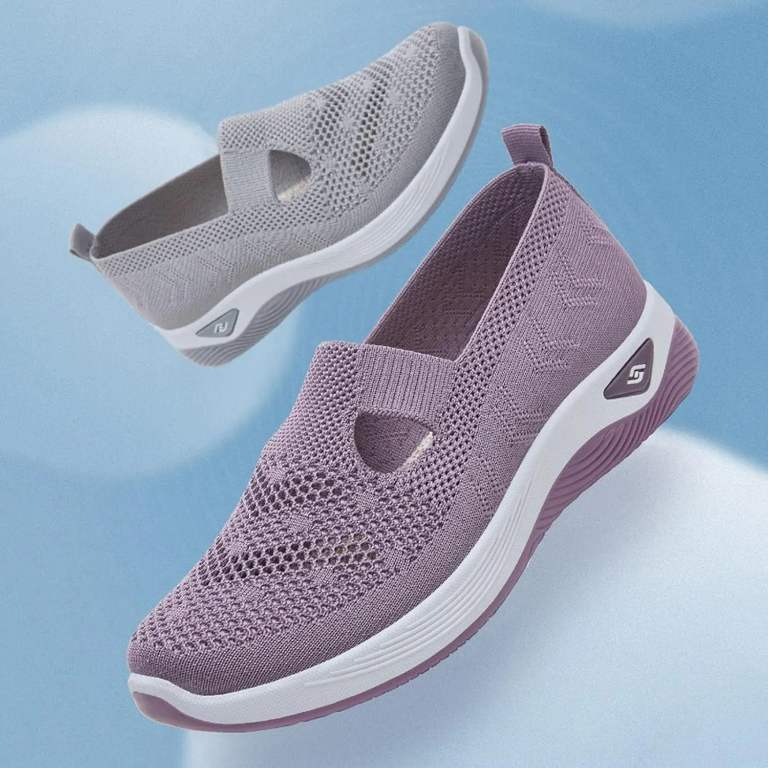 Women's Casual Shoes Slip Breathable Lightweight Mesh Hiking Shoes Mens Shoes Wedding Casual Sneakers