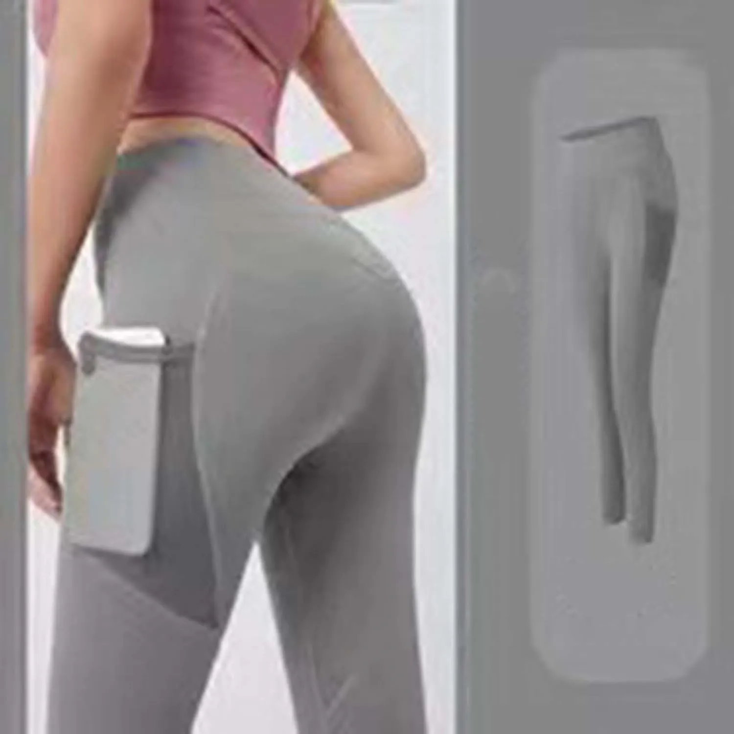 Women's Compression Leggings for Sports, Gym, High Waist Booty Scrunch Butt Yoga Trousers, Fashion Leggings