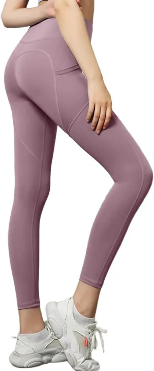 Women's Compression Leggings for Sports, Gym, High Waist Booty Scrunch Butt Yoga Trousers, Fashion Leggings