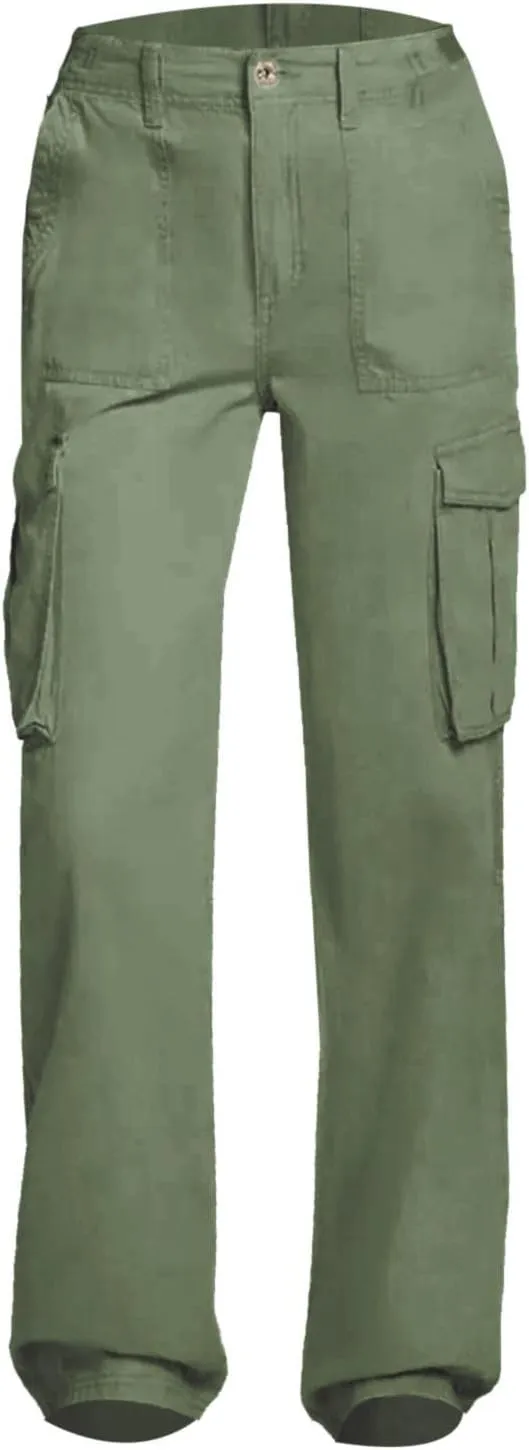 Women's Fleece Lined Pants Winter high Business Slacks with Pockets Flare Leggings Flare Leggings