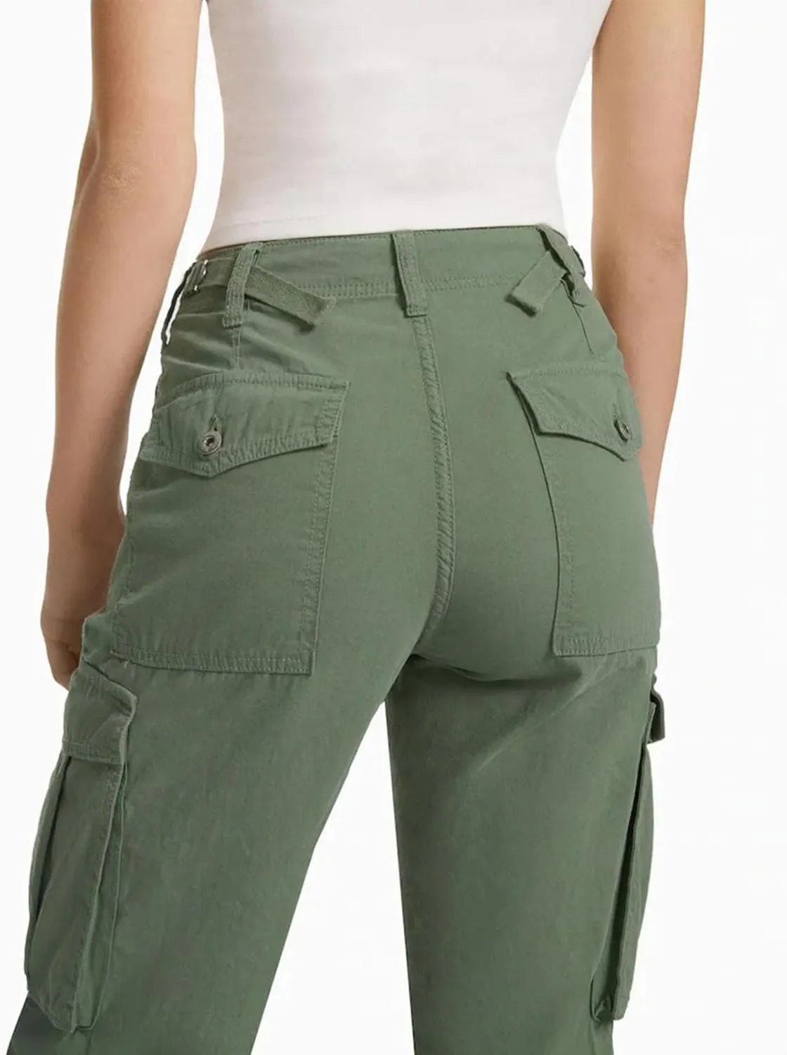 Women's Fleece Lined Pants Winter high Business Slacks with Pockets Flare Leggings Flare Leggings