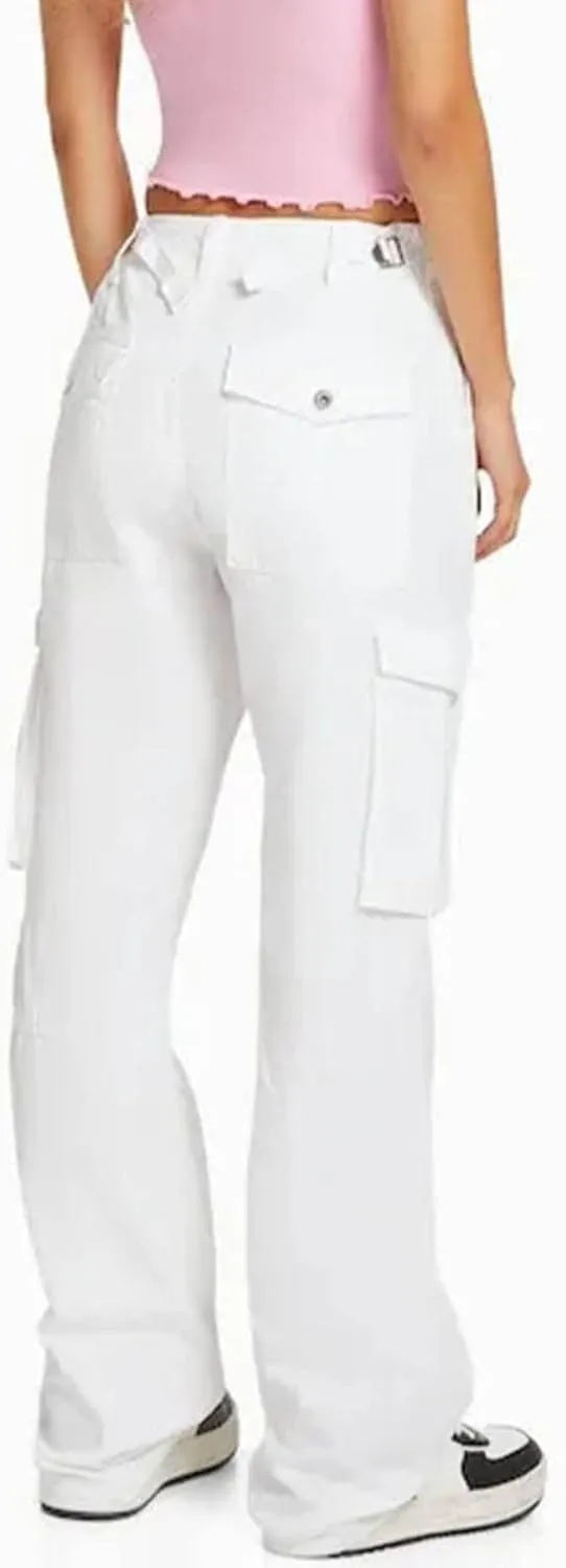 Women's Fleece Lined Pants Winter high Business Slacks with Pockets Flare Leggings Flare Leggings