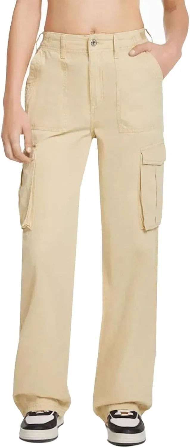 Women's Fleece Lined Pants Winter high Business Slacks with Pockets Flare Leggings Flare Leggings