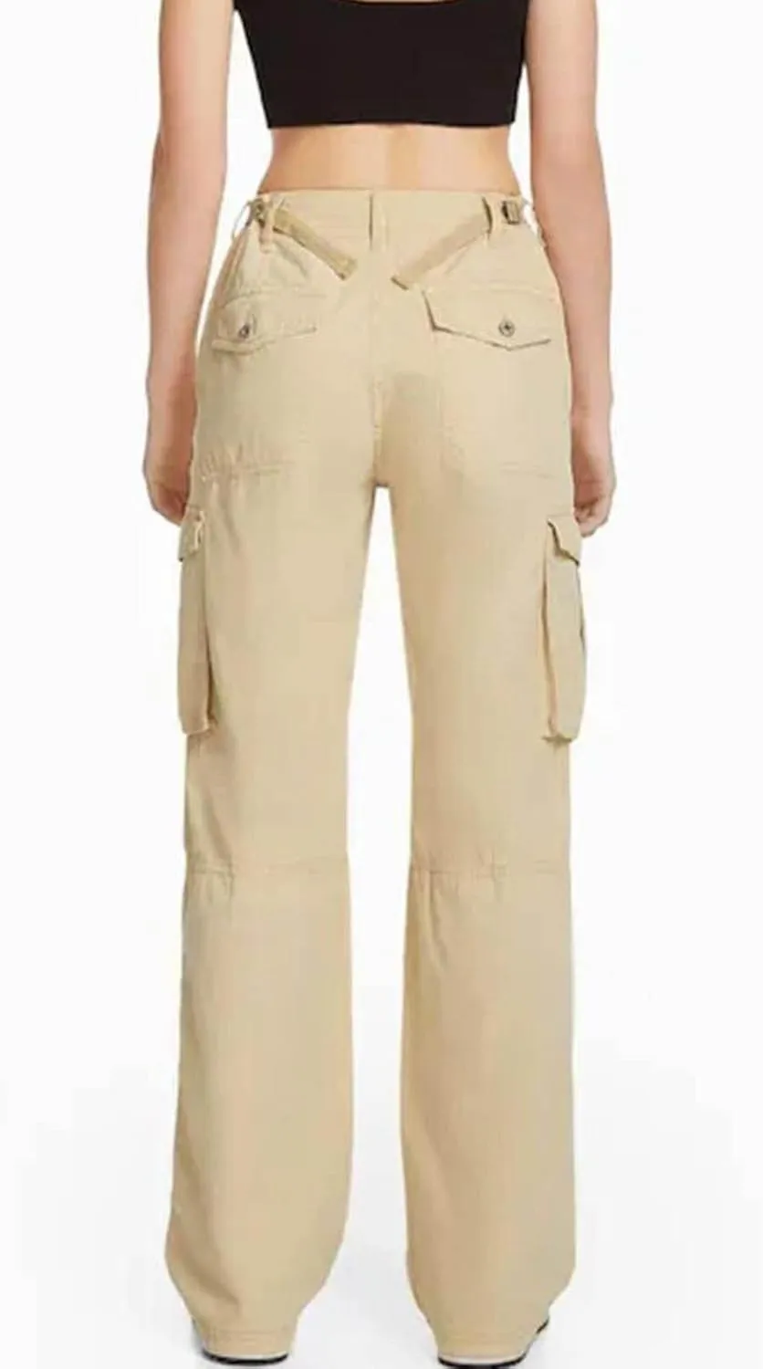 Women's Fleece Lined Pants Winter high Business Slacks with Pockets Flare Leggings Flare Leggings
