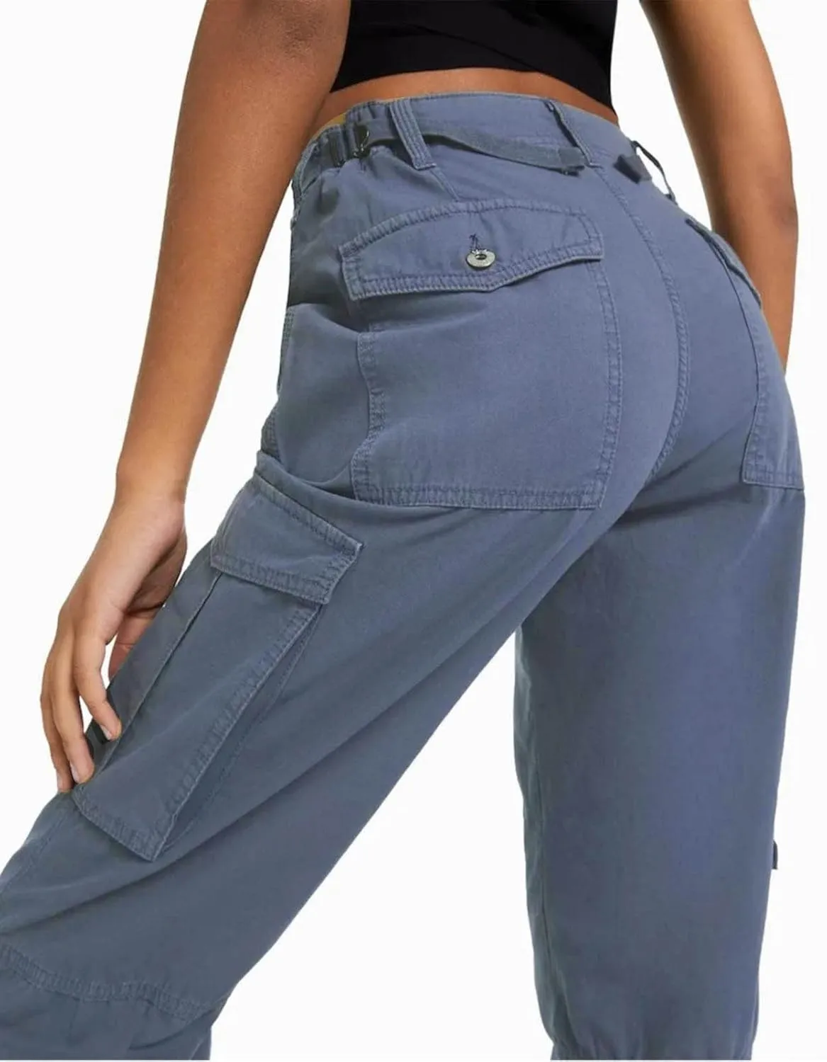 Women's Fleece Lined Pants Winter high Business Slacks with Pockets Flare Leggings Flare Leggings
