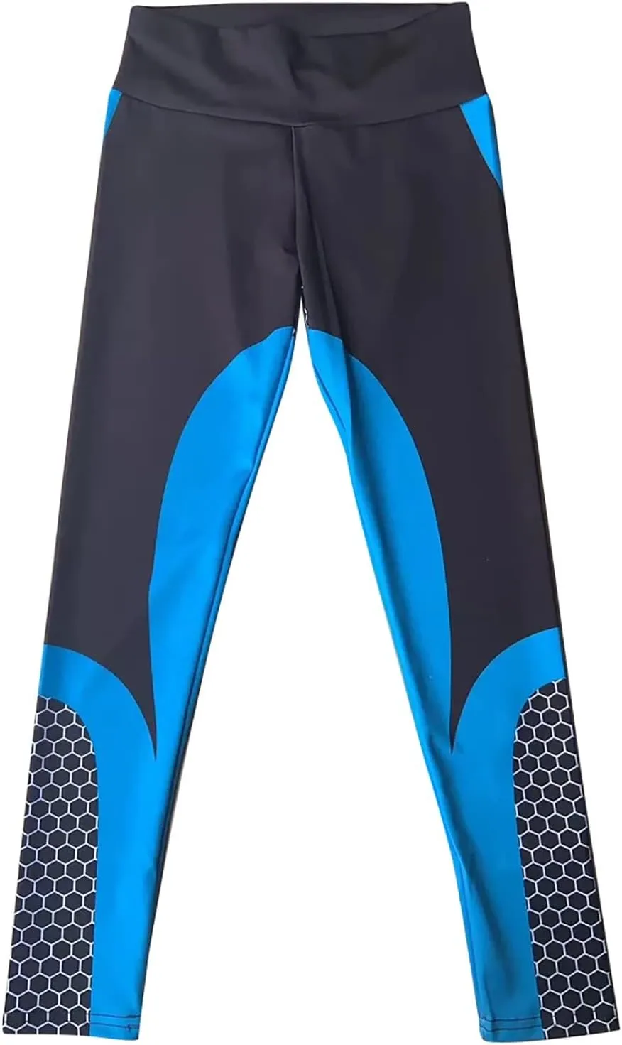 Womens Leggings Tummy Yoga Workout Leggings Pants Women's Tummy Waist Print High Pants Cotton Capri Leggings for