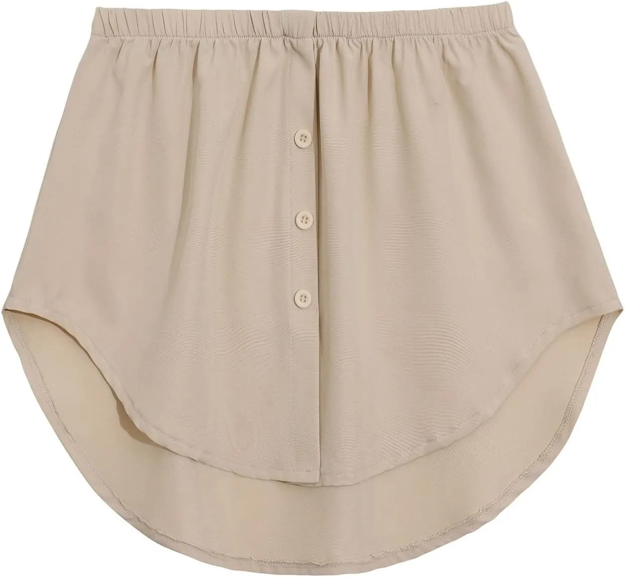 Womens New Versatile Shirts Hem Mini Skirts Fashion Layering Waist Bottom Extender Underwear A-line Skirt Butt Curtain