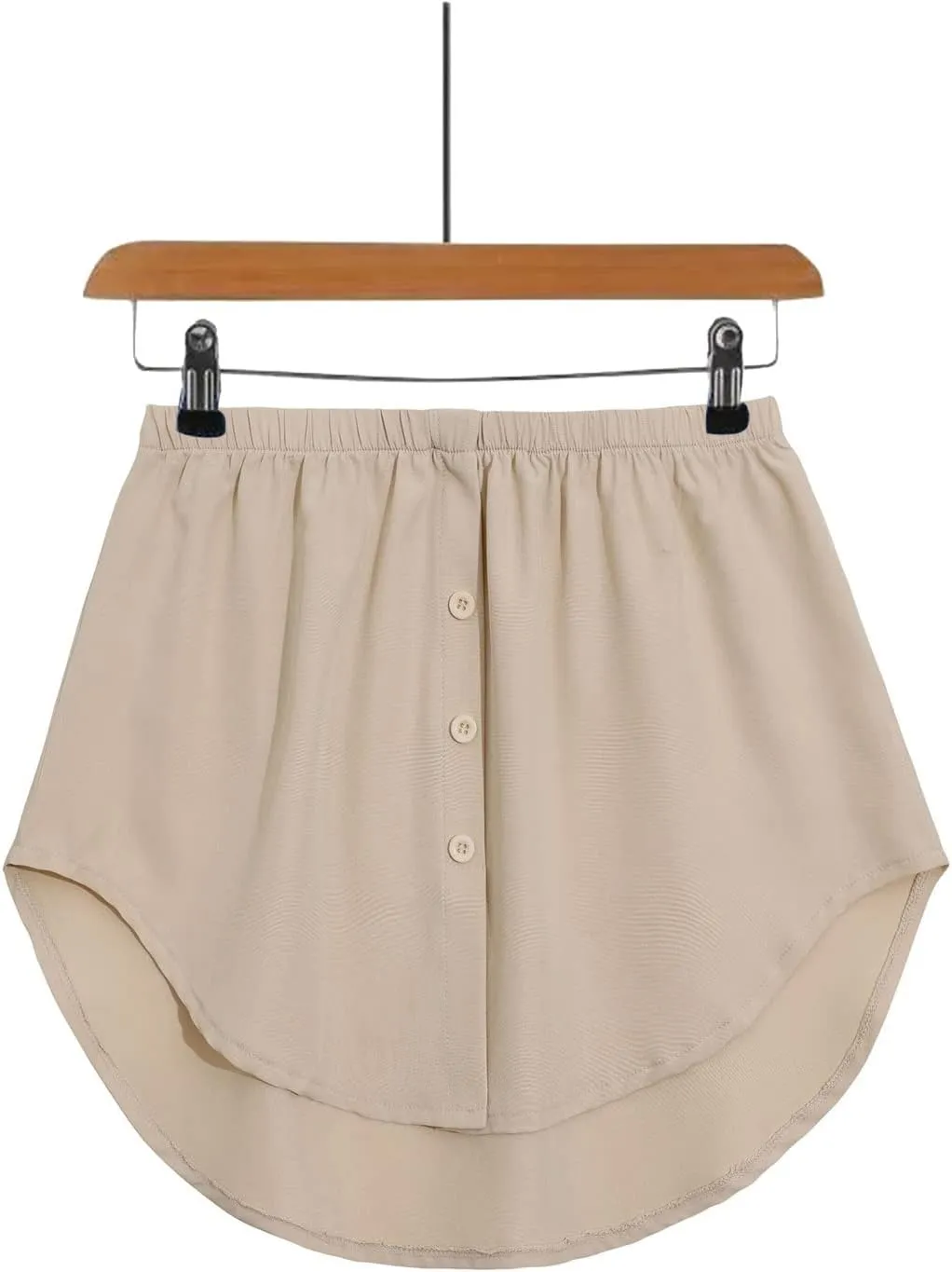 Womens New Versatile Shirts Hem Mini Skirts Fashion Layering Waist Bottom Extender Underwear A-line Skirt Butt Curtain