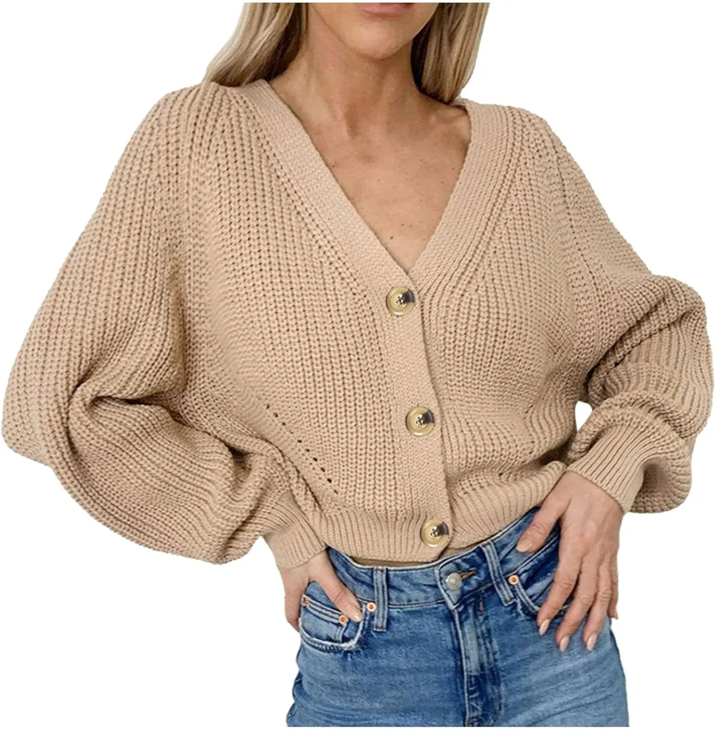 Women's Open Front Cardigan Buttons Hollow Out Cardigan Sweater Casual Soft Drape Fall Cardigan Women's 2024 Fall