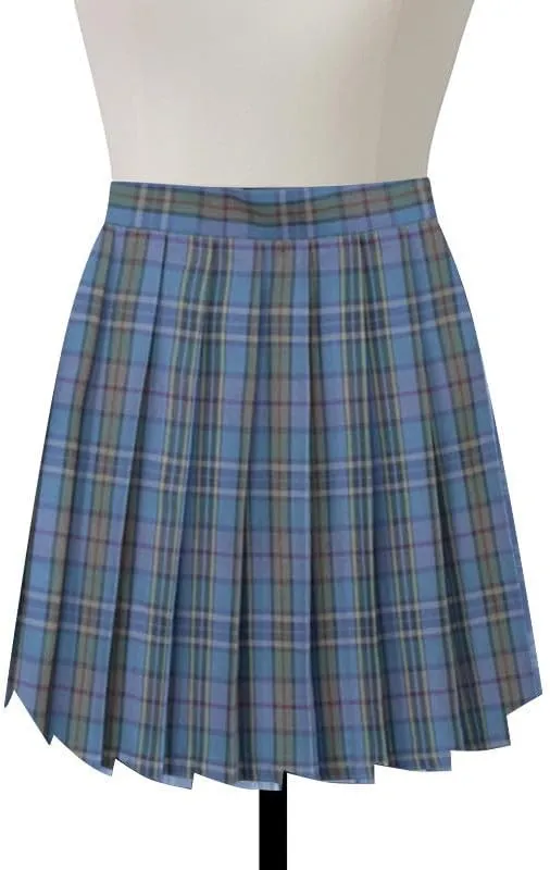 Women's Pleated Mini Skirts and Tie 3 Piece Sets Sexy Cute Plaid Skirt High Waisted A-Line Swing Lingerie Skirt
