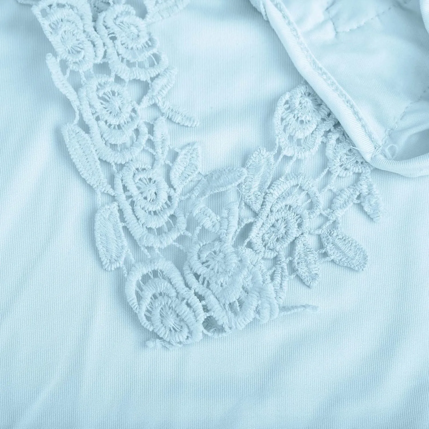 Womens Summer Cold Shoulder Tops Sexy Lace Crochet Strappy T Shirts V Neck Plus Size Tunic Casual Off Shoulder Blouse