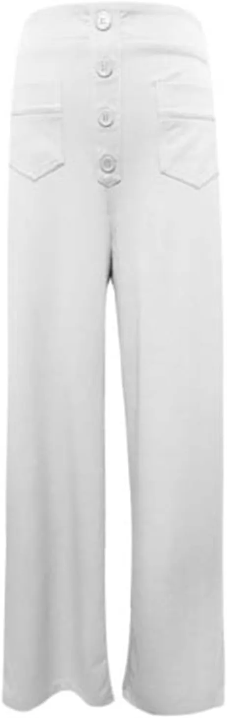 Womens Wide Leg Dress Pants Casual Dressy High Waist Work Pants Trendy Office Business Trousers with Pockets