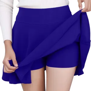 Workout Skirt Women Fashion Casual Short Style Solid Half Skirt Glare Sun Skirt Pleated Skirt Long Sweater Skirt