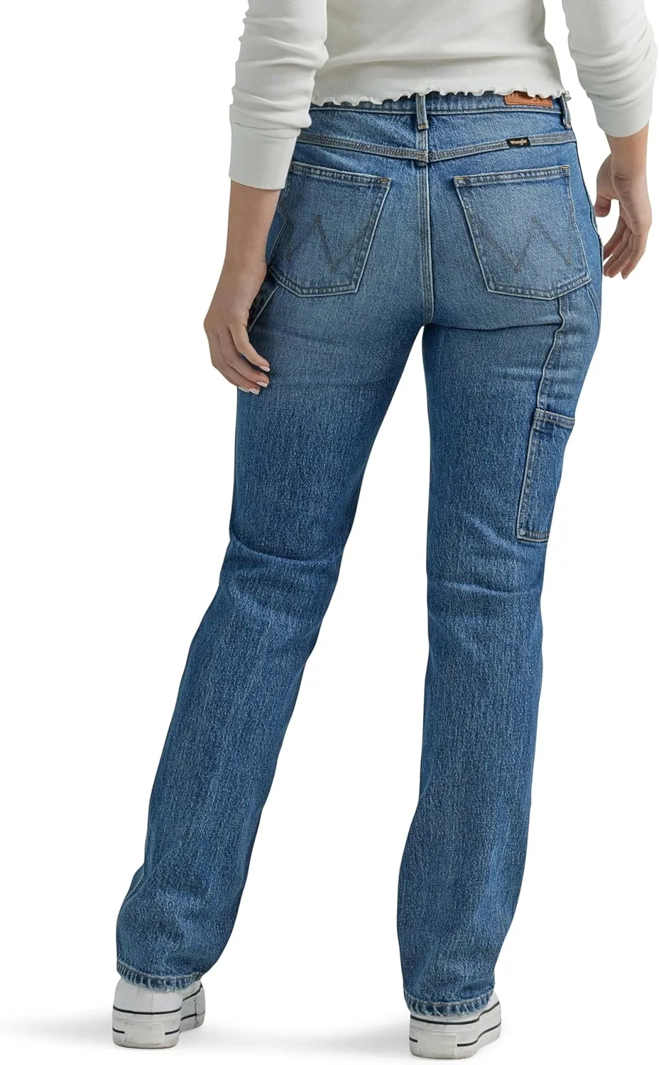 Wrangler Women's High Rise True Straight Leg Carpenter Jean
