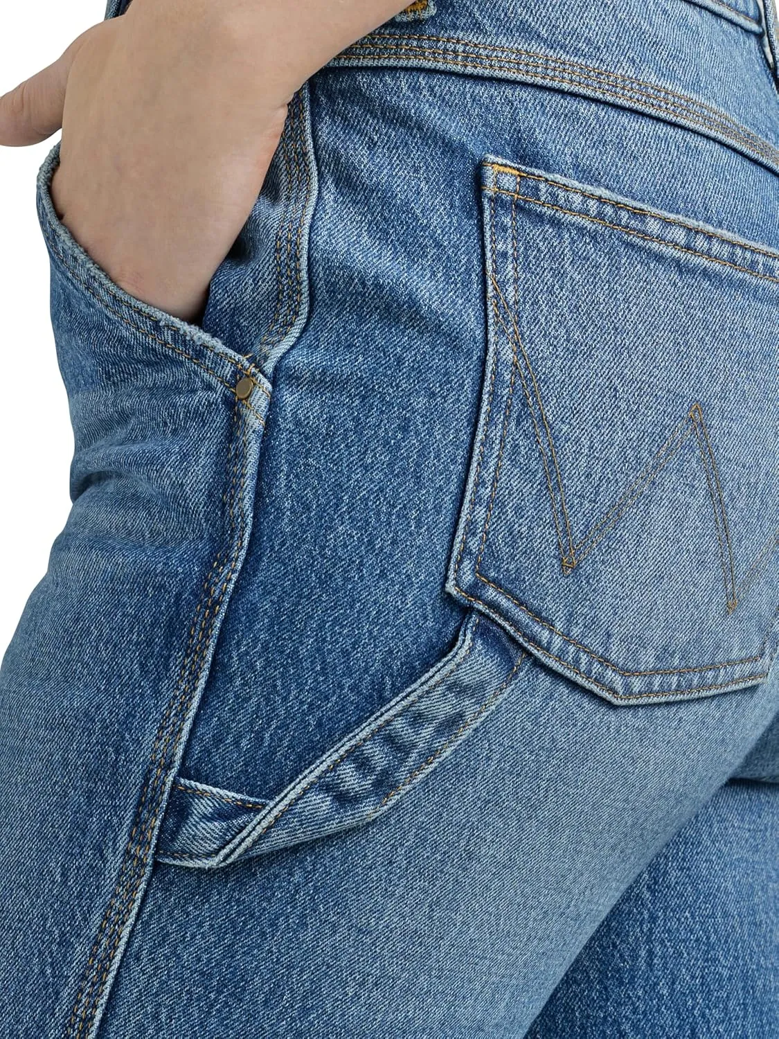 Wrangler Women's High Rise True Straight Leg Carpenter Jean