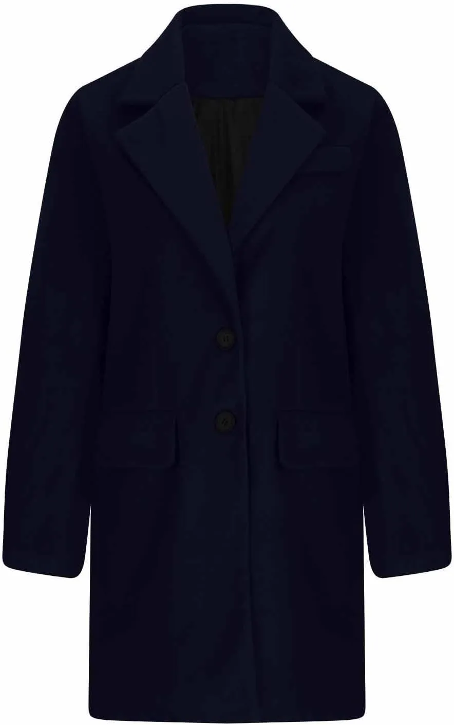 XUNRYAN Women's Trench Coat Long Wool-Blend Blazer Jackets Business Casual Overcoat Work Outfit Outerwear Fashion Clothes