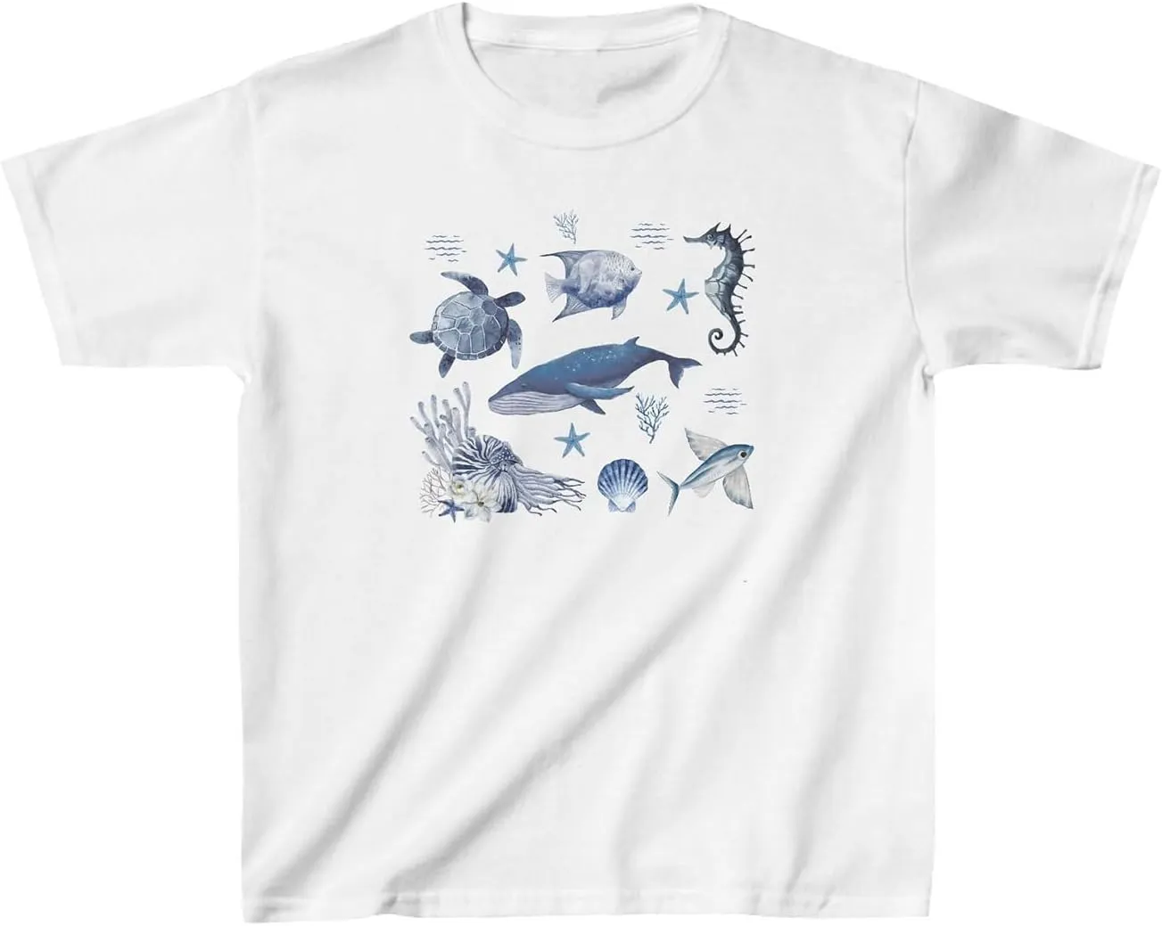 Y2k Baby Tee Short Sleeve Graphic Crop Top Women Teen Girl Floral Cute Crew Neck Slim Fit Vintage Cropped Shirts