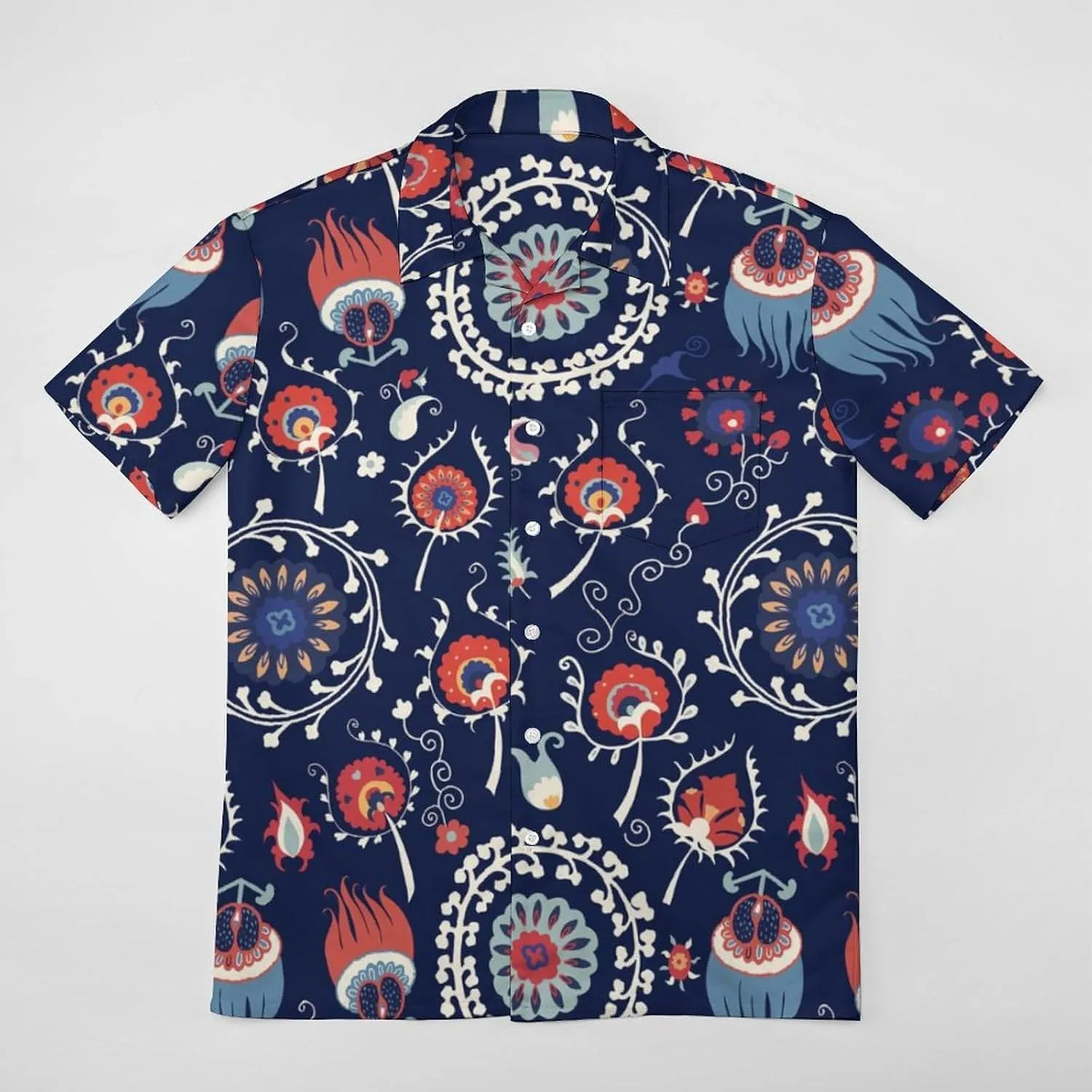 Yellow Sweet Bananas Men's Shirts Hawaiian Casual Printed Button-Down Shirts Fun Short Sleeve Summer Beach Shirts